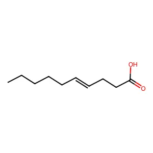 4-癸烯酸 structure