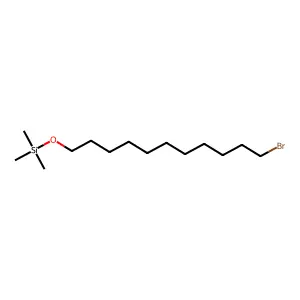 Silane, ((11-bromoundecyl)oxy)trimethyl- structure