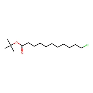 Trimethylsilyl 11-chloroundecanoate structure