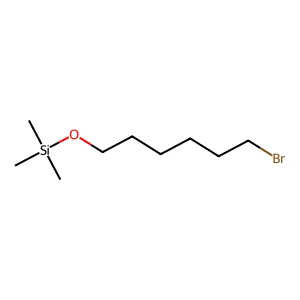 Silane, [(6-bromohexyl)oxy]trimethyl- structure
