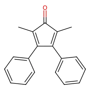 2,5-Dimethyl-3,4-diphenylcyclopentadienone structure