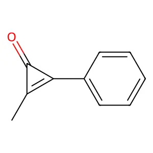 2-Cyclopropen-1-one, 2-methyl-3-phenyl- structure