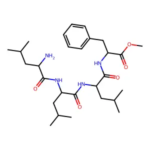 H-Leu-Leu-Leu-Phe-OMe structure