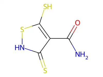 Isothiazole-4-carboxamide, 3,5-dimercapto- structure