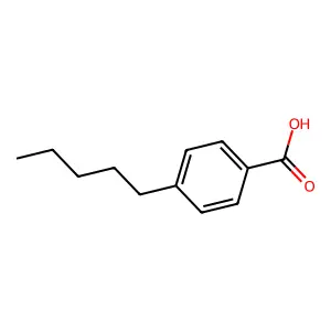 4-Pentylbenzoic acid structure