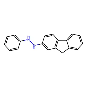 1-(9h-Fluoren-2-yl)-2-phenylhydrazine structure