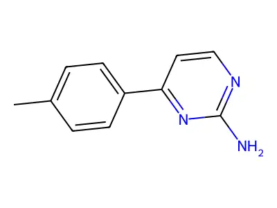 2-Amino-4-(4-methylphenyl)pyrimidine structure