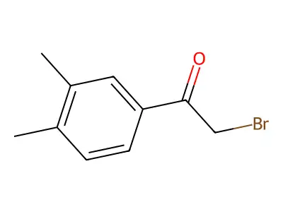 2-Bromo-1-(3,4-dimethylphenyl)ethan-1-one structure