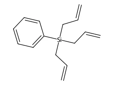 Triallyl(phenyl)silane structure