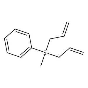 Diallyl(methyl)(phenyl)silane structure