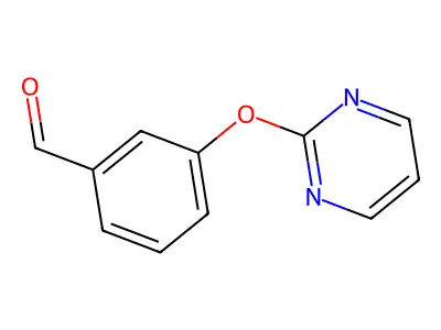 3-(Pyrimidin-2-yloxy)benzaldehyde structure