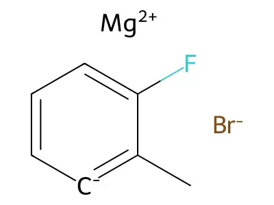 Magnesium, bromo(3-fluoro-2-methylphenyl)- structure