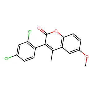 3-(2,4-Dichlorophenyl)-6-methoxy-4-methylchromen-2-one structure
