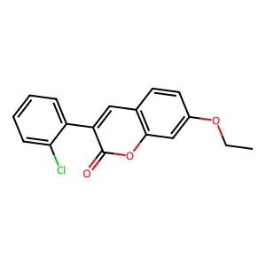 3-(2-Chlorophenyl)-7-ethoxychromen-2-one structure