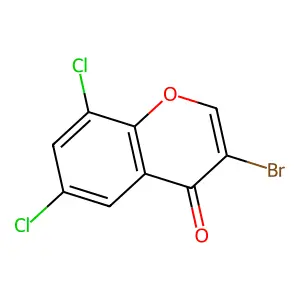 3-Bromo-6,8-dichloro-4H-chromen-4-one structure