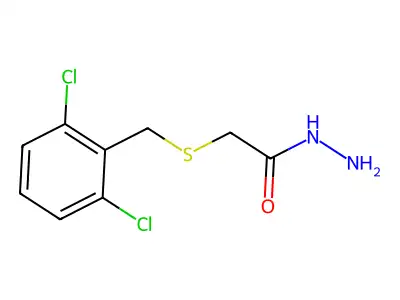 2-[(2,6-Dichlorobenzyl)thio]acetohydrazide structure