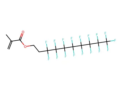 2-(PERFLUOROOCTYL)ETHYL METHACRYLATE structure