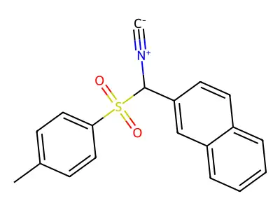 2-(Isocyano(tosyl)methyl)naphthalene structure