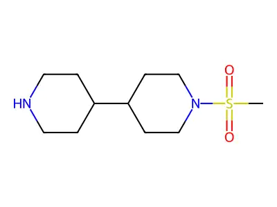 1-(Methylsulfonyl)-4,4'-bipiperidine structure