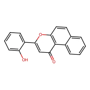 3-(2-Hydroxyphenyl)benzo[f]chromen-1-one structure