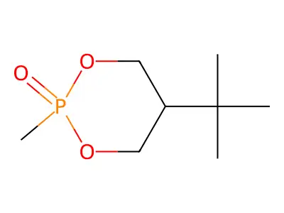 5-tert-Butyl-2-methyl-1,3,2lambda~5~-dioxaphosphinan-2-one structure