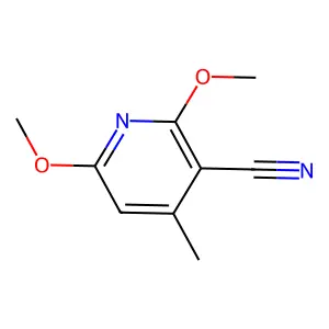 2,6-Dimethoxy-4-methylnicotinonitrile structure