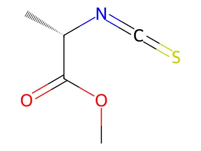 Methyl 2-isothiocyanatopropanoate structure