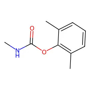 (2,6-dimethylphenyl) N-methylcarbamate structure