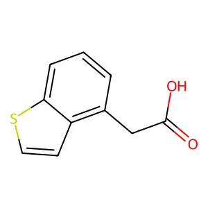 4-(苯并[b]噻吩基)乙酸 structure