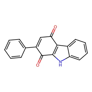 2-phenyl-9H-carbazole-1,4-dione structure