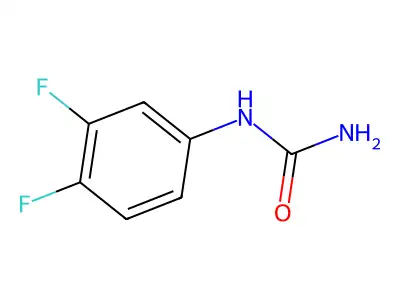 (3,4-Difluorophenyl)urea structure