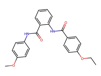 2-[(4-ethoxybenzoyl)amino]-N-(4-methoxyphenyl)benzamide structure