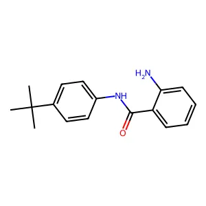 2-氨基-N-(4-叔丁基苯基)苯甲酰胺 structure