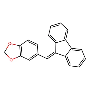 5-[(9H-Fluoren-9-ylidene)methyl]-2H-1,3-benzodioxole structure