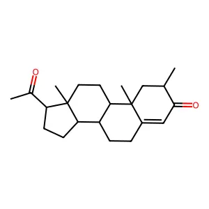 2alpha-Methylprogesterone structure