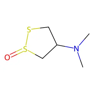 1,2-Dithiolan-4-amine, N,N-dimethyl-, 1-oxide structure