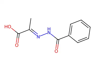丙酮酸苯甲酰腙 structure