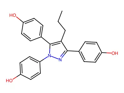 丙基吡唑三醇 structure