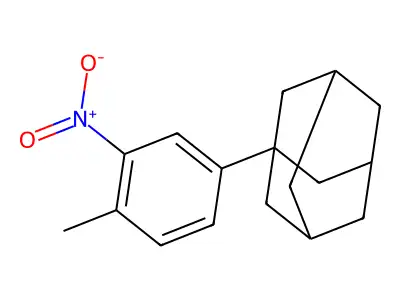 1-(4-Methyl-3-nitrophenyl)adamantane structure