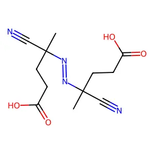 偶氮二氰基戊酸 structure