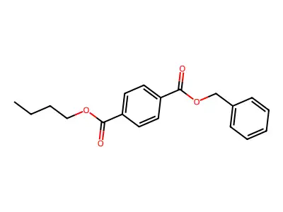 Benzyl butyl terephthalate structure