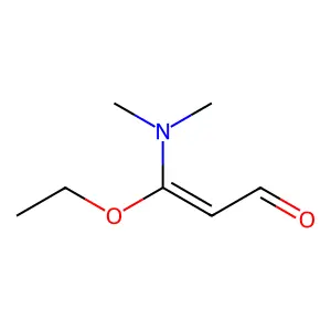 3-(dimethylamino)-3-ethoxyprop-2-enal structure