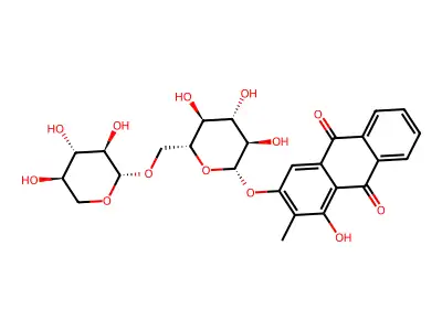 Rubiadinprimeveroside structure