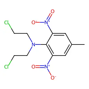 氯乙灵 structure