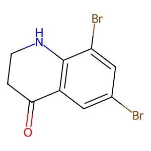 6,8-Dibromo-1,2,3,4-tetrahydroquinolin-4-one structure