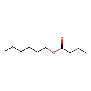 Hexyl butyrate structure