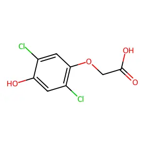 2,5-二氯-4-羟基苯氧乙酸 structure