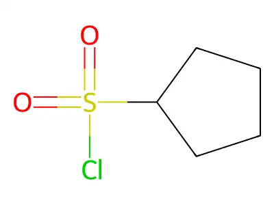 Cyclopentanesulfonyl chloride structure