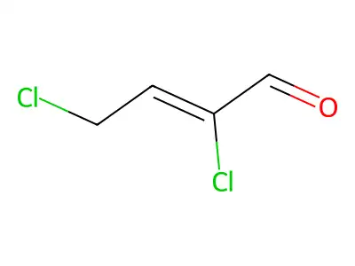 2,4-Dichloro-2-butenal structure