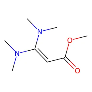 Acrylic acid, 3,3-bis(dimethylamino)-, methyl ester structure